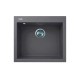 Adamant Мийка кухонна Adamant Univer, штучний камінь, квадрат, без крила, 560х500х200мм, чаша - 1, врізна, сірий (4824296102104)
