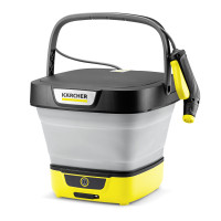 Karcher Минимойка низкого давления аккумуляторная OC 3 Foldable, 120л/ч, шланг 1.8м, бак для воды 8л, вес 2.2кг, USB-C (1.599-300.0)