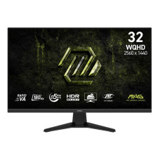 MSI Монітор MSI 31.5" MAG 325QF-E18V 2xHDMI, DP, Audio, VA, 2560x1440, 180Hz, 0.5ms, sRGB 109%, AdaptiveSync (9S6-3DE11M-001)