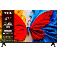 TCL TV 43  QLED FHD 60Hz Smart Android TV Black (43S59K)