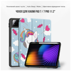 Чехол для планшета BeCover Flexible TPU Mate Xiaomi Pad 7 / 7 Pro 11.2" Unicorn (715622)