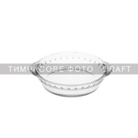 ARDESTO Форма для запікання Ardesto Black Mars 22.3x4.7см, боросилікатне скло, кругла, прозорий (AR2405BGB)