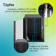 Digitus Шафа DIGITUS 19 , 16U, Wall Mounting Dynamic-N, 600x600 мм, 60кг максимально, розібрана, чорна (DN-37115)