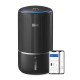 Philips Philips air purifier 2 в 1 PureProtect Water Series 3400, 78m2, 300m3/h, HEPA +coal filter, Wi-Fi, air quality sensor, dark-grey (AC3421/13)