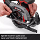 Einhell Professional TP-CS 18/136-C Li BL Cordless Circular Saw - Solo 18V 4000 rpm 136 x 20 mm 2.26 kg (battery and charger not included) (4331240)