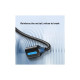 Дата кабель USB 2.0 AM/AF 1.5m black Vention (CBIBG)