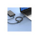 Дата кабель USB 2.0 AM/AF 1.5m black Vention (CBIBG)