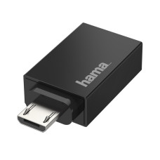 HAMA OTG Micro USB - USB 2.0 Black (00200307)