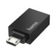 HAMA OTG Micro USB - USB 2.0 Black (00200307)