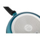 ARDESTO Fry pan Gemini Foggia 24 cm, blue, aluminium