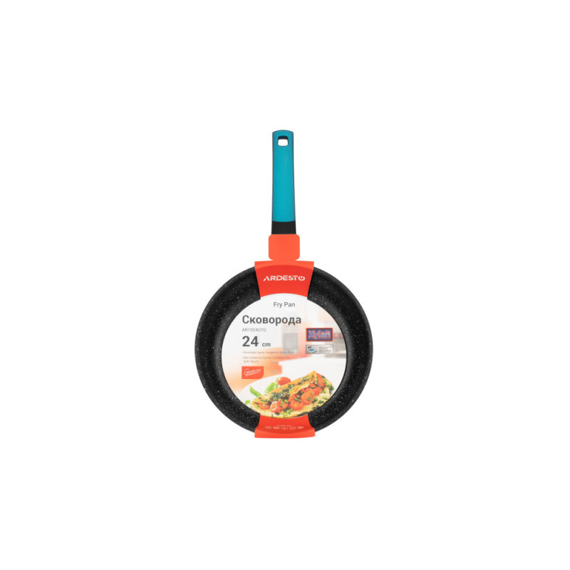 ARDESTO Fry pan Gemini Foggia 24 cm, blue, aluminium
