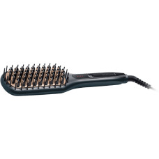 Remington straightening brush Straight Brush, 62V, temp. modes-3, 150-230С, ionization, ceramics, gray (CB7400)