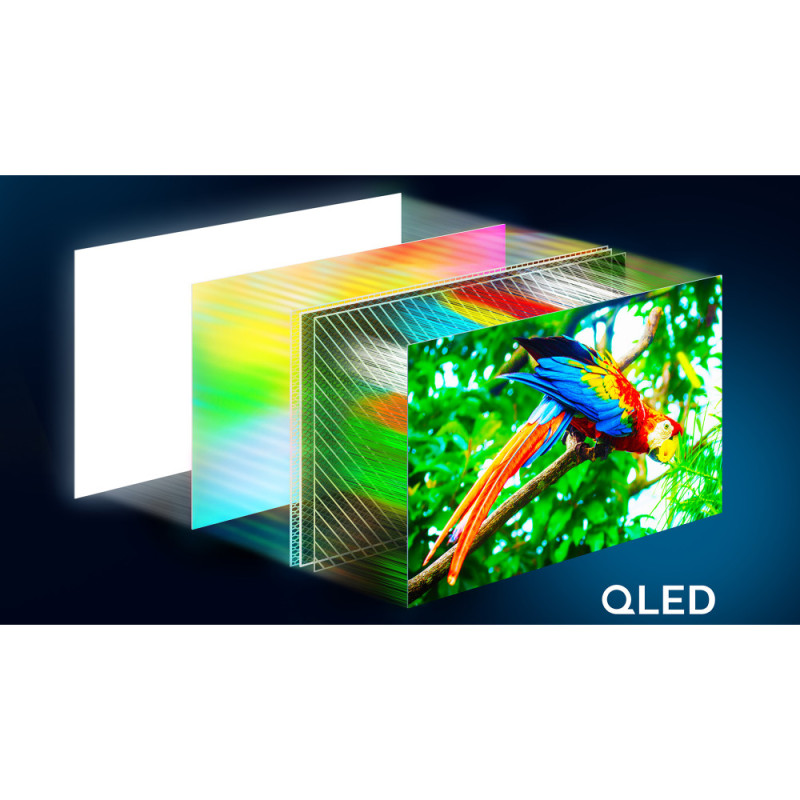 Philips TV 65  QLED 4K 144Hz Smart Titan OS Black Ambilight (65PUS9010/12)