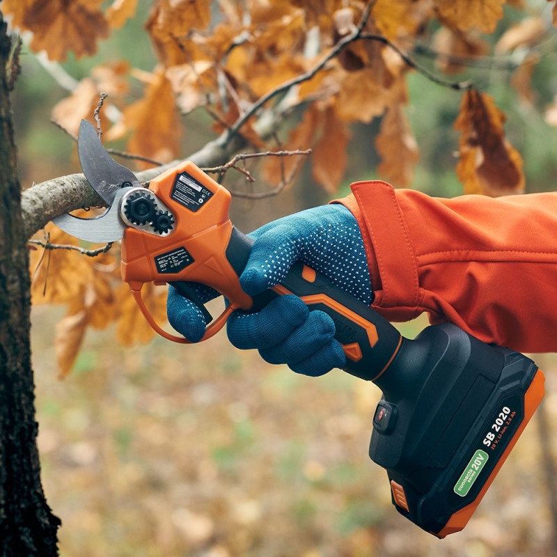 SEQUOIA Секатор акумуляторний SEQUOIA SBP3610C безщітковий двигун 20В d різа 30мм кейс 1.5кг без АКБ та ЗП (SBP2030B)