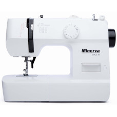 Minerva Sewing machine Max30, electromechanical, 71W, 13 sewing operations, loop semi-automatic, white (MAX30)