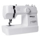 Minerva Sewing machine Max30, electromechanical, 71W, 13 sewing operations, loop semi-automatic, white (MAX30)
