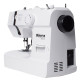 Minerva Sewing machine Max30, electromechanical, 71W, 13 sewing operations, loop semi-automatic, white (MAX30)