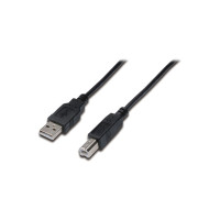 Кабель для принтера USB 2.0 AM/BM 3.0m Assmann (AK-300102-030-S)