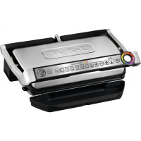 Tefal grill clamping OptiGrill+ XL, 2000W, temp. regimes-4, removable plates, metal (GC722D34)