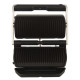 Tefal grill clamping OptiGrill+ XL, 2000W, temp. regimes-4, removable plates, metal (GC722D34)