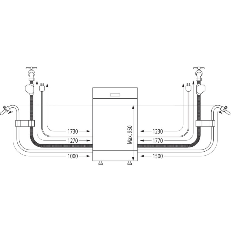 Gorenje Dishwasher GV673C62 built-in, 16sets