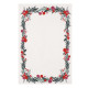 ARDESTO Serving napkins set Ardesto Happy Holidays 30х45cm, 2pcs, 90% polyester, 10% cotton, white wreath (ART15HH)