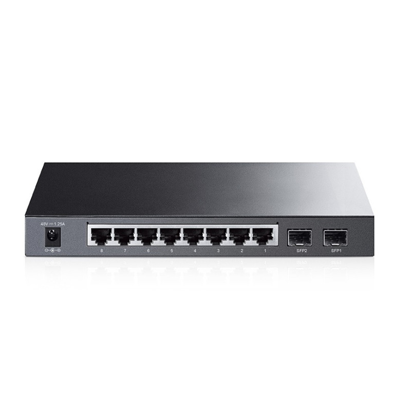 TP-Link TL-SG2210P 8x1GE/PoE 53W, 2xGE/SFP, Smart