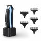 Rowenta trimmer Barber Experience, network+battery, rotary motor, nozzles-5, iron coating, blue (TN1851E0)