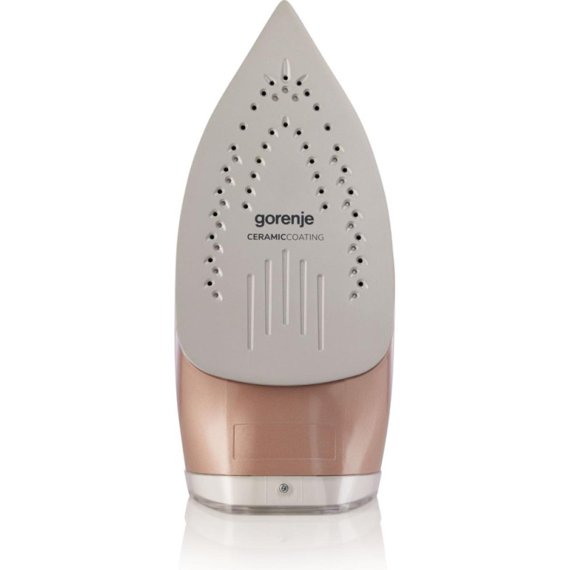 Gorenje Iron Gorenje, 3200W, 420ml, steam boost -250g, vert. Steaming, auto shutdown, ceramic soleplate, bronze-white (SIH3200WR)