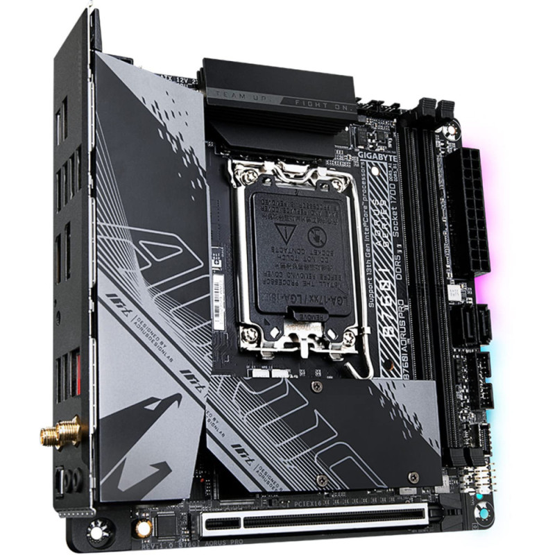 Gigabyte Motherbard B760I AORUS PRO s1700 B760 2xDDR5 HDMI DP ITX (B760I_AORUS_PRO)