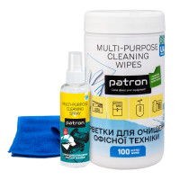 Універсальний чистячий набір Patron Spray for technique 100ml F3-009 +wipesF3-060 +microfi (CS-PN-BUNDL-16)