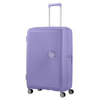 American Tourister Валіза American Tourister, Soundbox, поліпропілен, велика, 77см, 97/110л, TSA, 4 колеса, EXP, лавандовий (32G*82003)