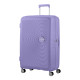 American Tourister Валіза American Tourister, Soundbox, поліпропілен, велика, 77см, 97/110л, TSA, 4 колеса, EXP, лавандовий (32G*82003)