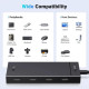 Концентратор Ugreen USB-C to 4xUSB-C 3.2 Gen2 10Gbps CM806 black (35584)