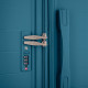 2E Suitcase Middle, Aero, polypropylen, 63/78 L, TSA, 4 wheels, EXP, teal blue (2E-SPP-AERO-M-TB)