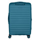 2E Suitcase Middle, Aero, polypropylen, 63/78 L, TSA, 4 wheels, EXP, teal blue (2E-SPP-AERO-M-TB)