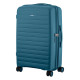 2E Suitcase Middle, Aero, polypropylen, 63/78 L, TSA, 4 wheels, EXP, teal blue (2E-SPP-AERO-M-TB)