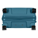 2E Suitcase Middle, Aero, polypropylen, 63/78 L, TSA, 4 wheels, EXP, teal blue (2E-SPP-AERO-M-TB)