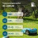 Könner & Söhnen Robotic lawnmower KS 22RLM, brushless motor, app control, wifi, 9 kg (KS22RLM)