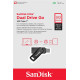 SanDisk 512GB USB 3.1 Type-A + Type-C Ultra Dual Drive Go Black (SDDDC3-512G-G46)
