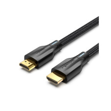 Кабель мультимедійний HDMI M to HDMI M 5.0m 8K60Hz cotton braided black Vention (AAUBJ)