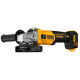 DeWALT Шліфмашина кутова акумуляторна DeWALT 18В XR Li-lon 125мм 0-9000об/хв 1.61кг без АКБ та ЗП (DCG407N)