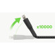 Belkin сable USB-С > Lightning charge/data, 1m, Type-C, BRAIDED, white (CAA004BT1MWH)