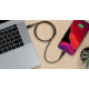 Belkin сable USB-С > Lightning charge/data, 1m, Type-C, BRAIDED, white (CAA004BT1MWH)