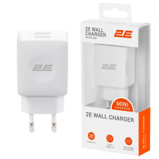 2E 2Е USB Wall Charger Dual DC5V/4.2A, white (2E-WC4USB-W)