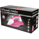 Russell Hobbs Iron Light&Easy Pro, 2600W, 240ml, steam boost -130g, constant steam - 40g, ceramic soleplate, white-pink (26461-56)