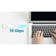 Карман внешний D-Link USB-C 3.2 to M.2 NVMe/NGFF 10Gbps 2230/2280 M-Key/B+M Key (DSP-111)