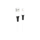 Дата кабель USB 2.0 AM to Lightning 1.0m 2.4A silicone X82 white HOCO (6931474768544)