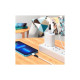 Дата кабель USB 2.0 AM to Lightning 1.0m 2.4A silicone X82 white HOCO (6931474768544)