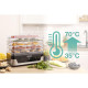 Gorenje Сушарка для продуктів Gorenje 230Вт, піддонів - 5x2.8см, діаметр - 29см, макс - 75°С, електр.упр,білий (FDK400DE)